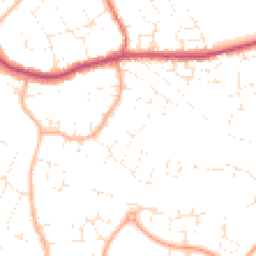 Daytime road noise heatmap for SN12 7RS