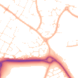 Daytime road noise heatmap for SN12 7SL