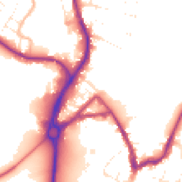 Daytime road noise heatmap for SN12 8AD