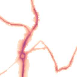 Night-time road noise heatmap for SN12 8AD