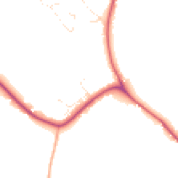 Daytime road noise heatmap for SN12 8EW