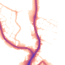 Daytime road noise heatmap for SN12 8FD