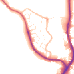 Daytime road noise heatmap for SN12 8FR