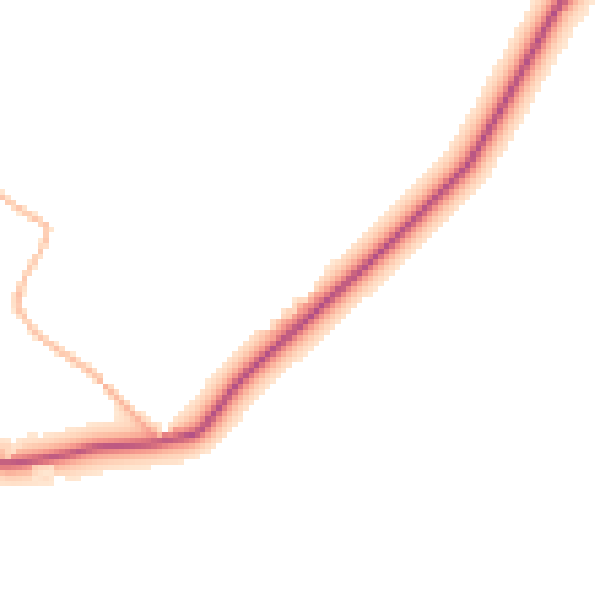 Daytime road noise heatmap for SN12 8FS