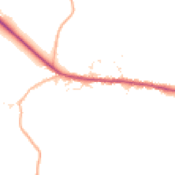 Daytime road noise heatmap for SN12 8JZ