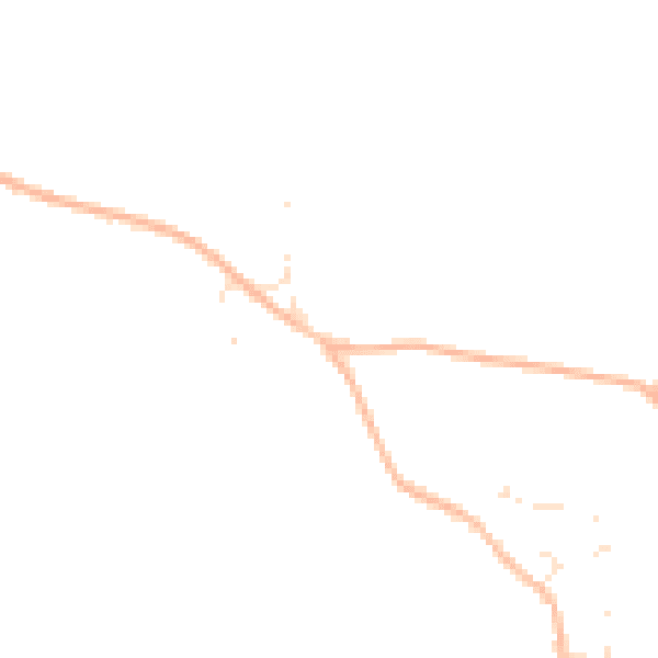 Daytime road noise heatmap for SN12 8LX