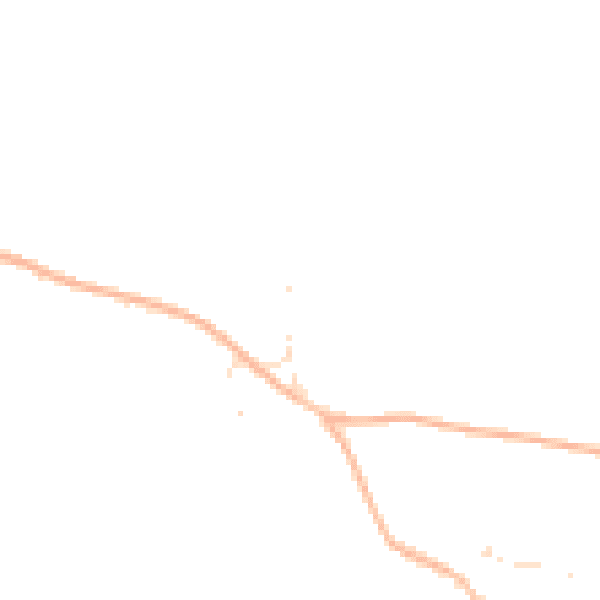 Daytime road noise heatmap for SN12 8LY