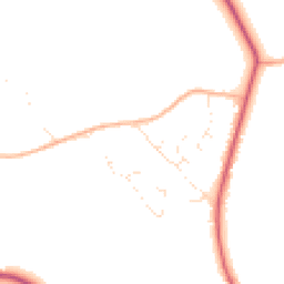 Daytime road noise heatmap for SN12 8QN