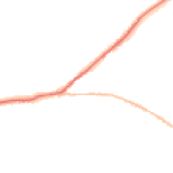 Night-time road noise heatmap for SN13 0AB