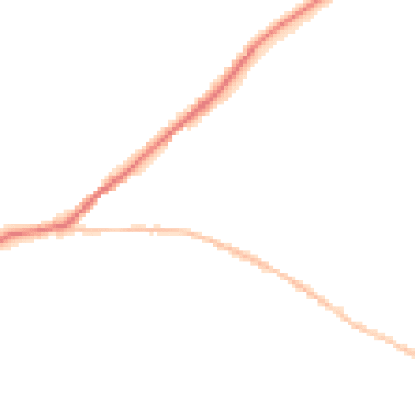 Night-time road noise heatmap for SN13 0AE