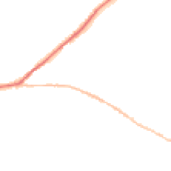 Night-time road noise heatmap for SN13 0AH