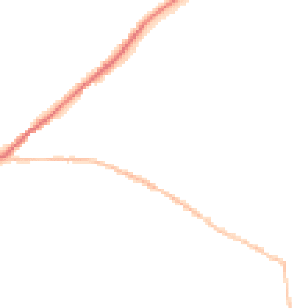 Night-time road noise heatmap for SN13 0AQ
