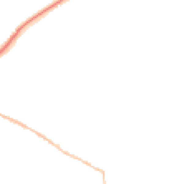 Night-time road noise heatmap for SN13 0AR