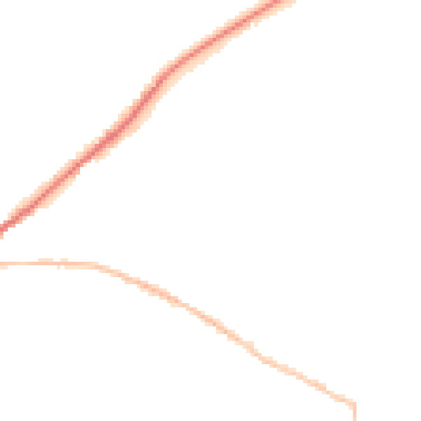 Night-time road noise heatmap for SN13 0AS