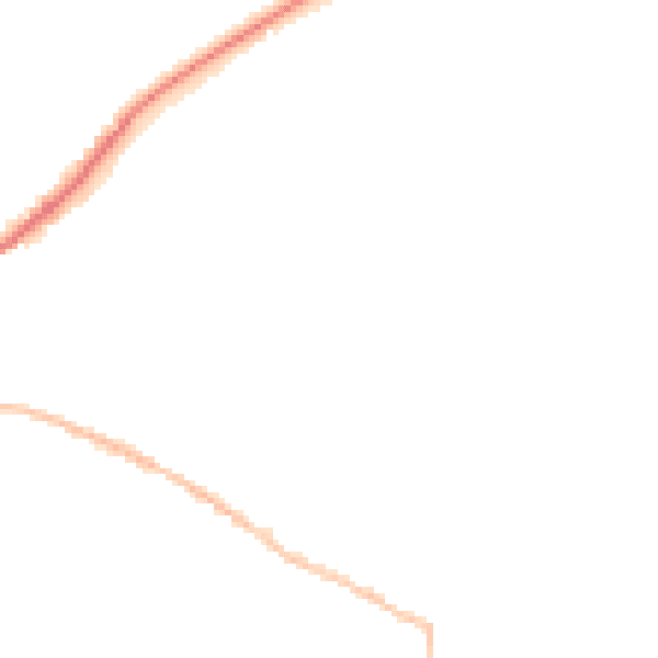 Night-time road noise heatmap for SN13 0AT