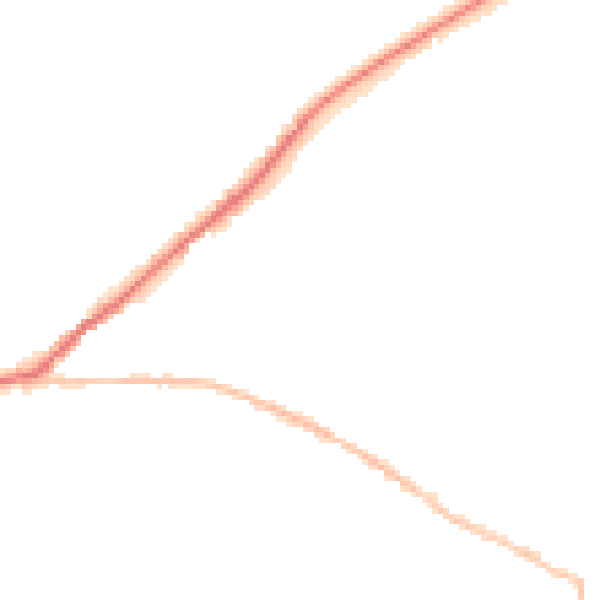 Night-time road noise heatmap for SN13 0AU