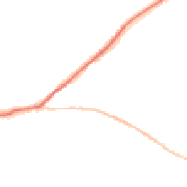 Night-time road noise heatmap for SN13 0AW