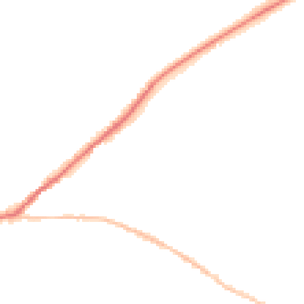 Night-time road noise heatmap for SN13 0AZ