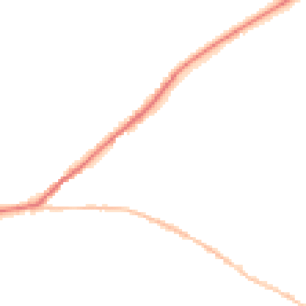 Night-time road noise heatmap for SN13 0BA