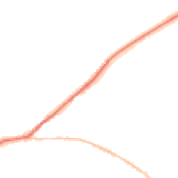 Night-time road noise heatmap for SN13 0BB