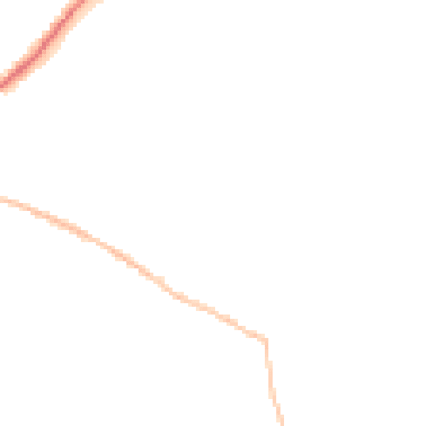 Night-time road noise heatmap for SN13 0BE