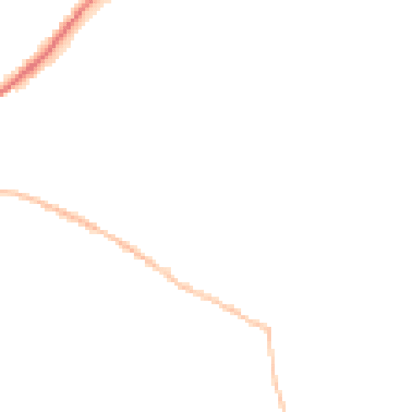 Night-time road noise heatmap for SN13 0BG