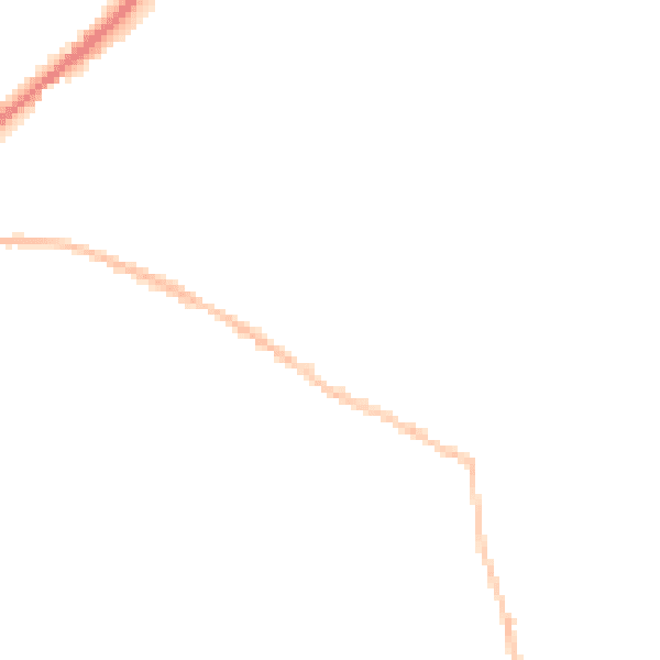 Night-time road noise heatmap for SN13 0BH