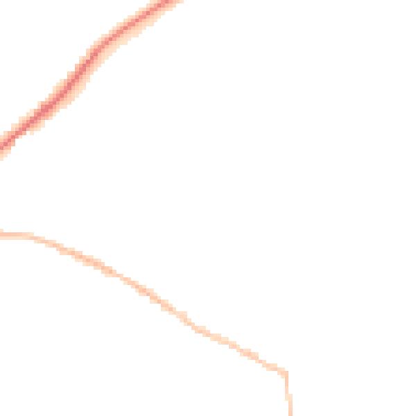 Night-time road noise heatmap for SN13 0BJ
