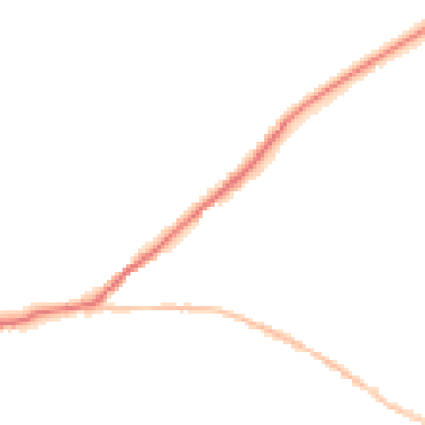 Night-time road noise heatmap for SN13 0BT