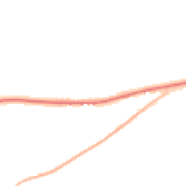Night-time road noise heatmap for SN13 0BU