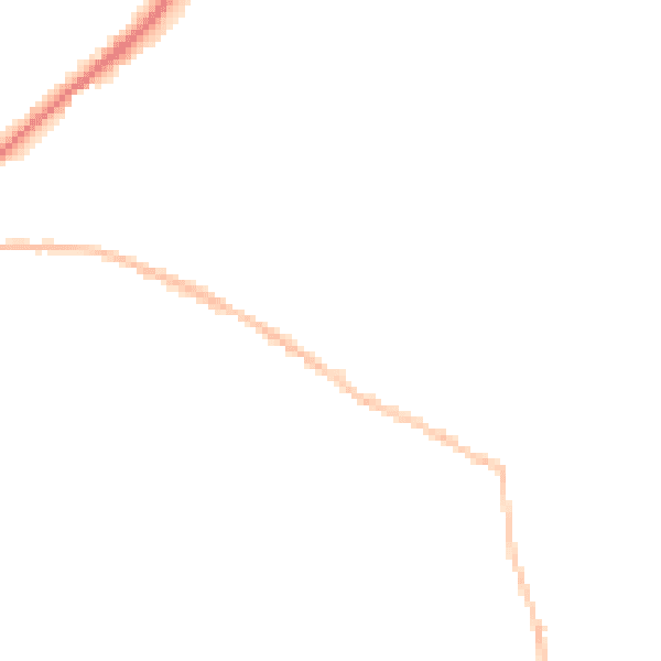Night-time road noise heatmap for SN13 0BW