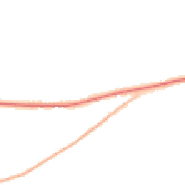 Night-time road noise heatmap for SN13 0BX