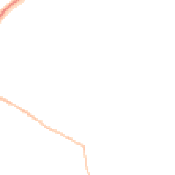 Night-time road noise heatmap for SN13 0BY