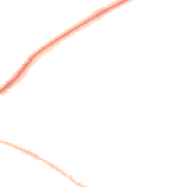 Night-time road noise heatmap for SN13 0DN