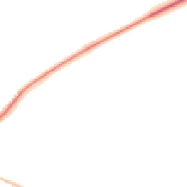 Night-time road noise heatmap for SN13 0DP