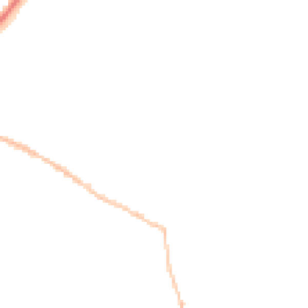 Night-time road noise heatmap for SN13 0HF