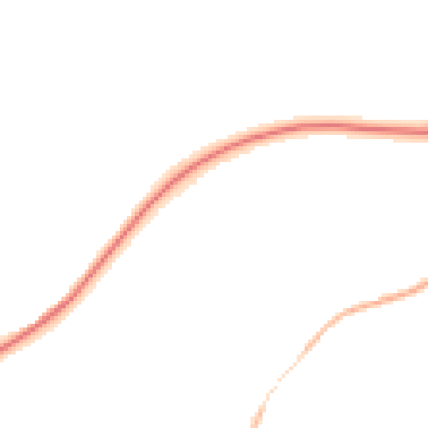 Night-time road noise heatmap for SN13 0LF