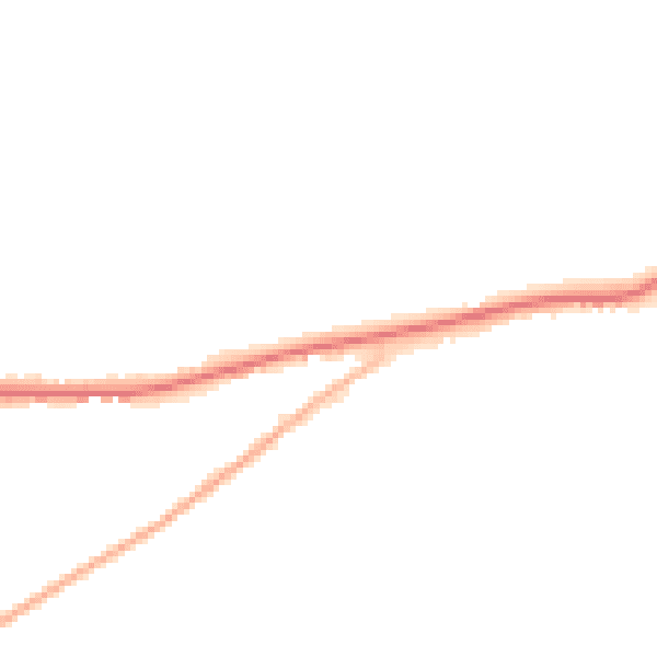 Night-time road noise heatmap for SN13 0PP
