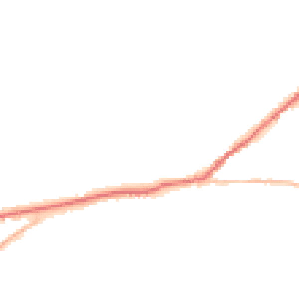 Night-time road noise heatmap for SN13 0SA