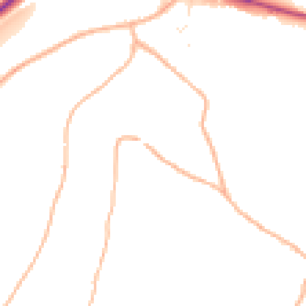 Daytime road noise heatmap for SN13 8AZ