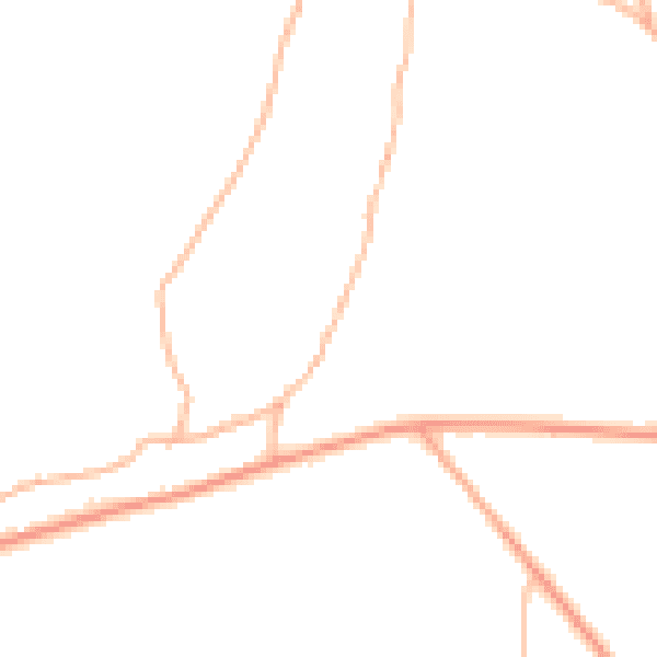 Daytime road noise heatmap for SN13 8BB