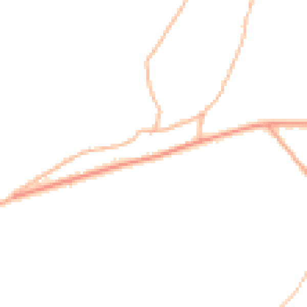 Daytime road noise heatmap for SN13 8BW