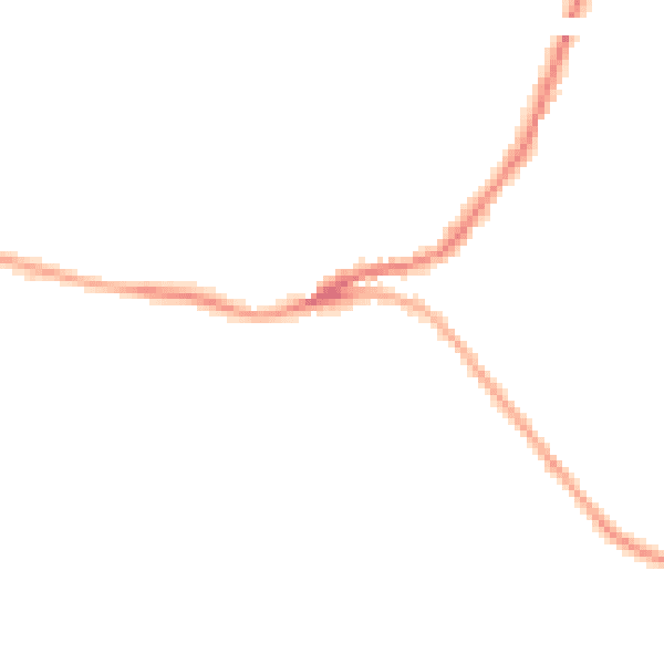 Night-time road noise heatmap for SN13 8DX