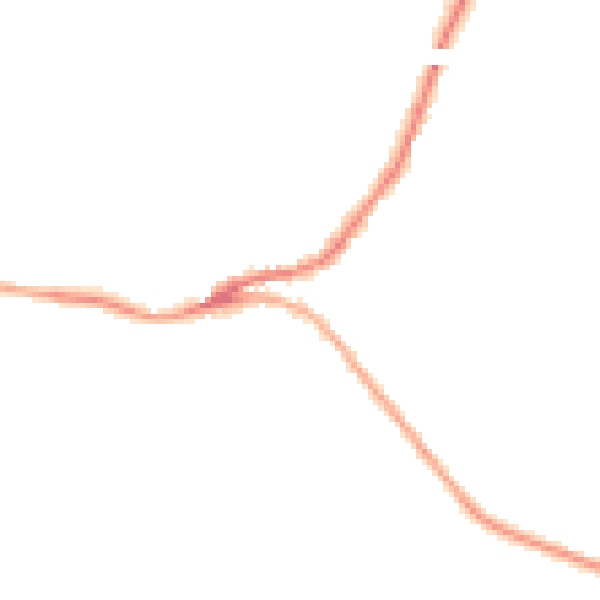 Night-time road noise heatmap for SN13 8EA