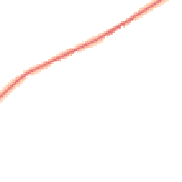 Night-time road noise heatmap for SN13 8HL
