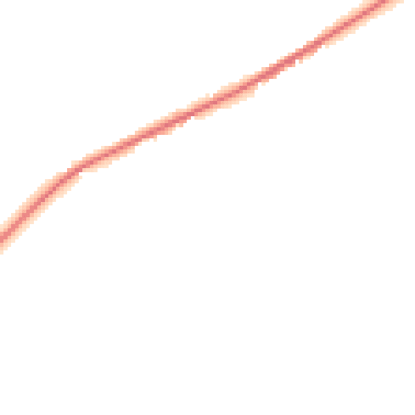 Night-time road noise heatmap for SN13 8HN