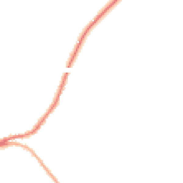 Night-time road noise heatmap for SN13 8LR