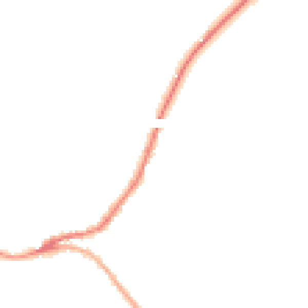 Night-time road noise heatmap for SN13 8LZ