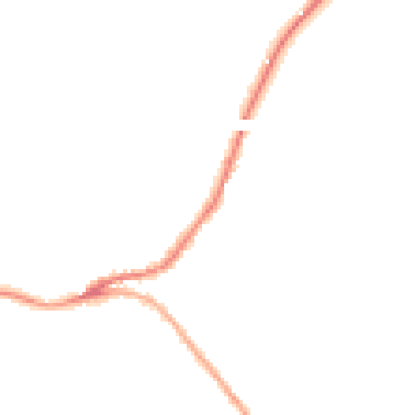 Night-time road noise heatmap for SN13 8NB