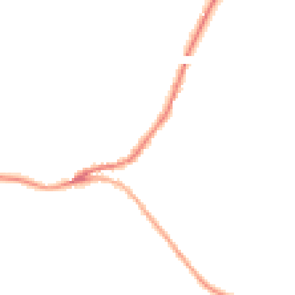Night-time road noise heatmap for SN13 8NG